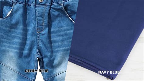 denim blue vs navy blue.